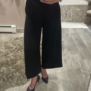 Very elegant Ankle dressy black pants-never used-side zipper